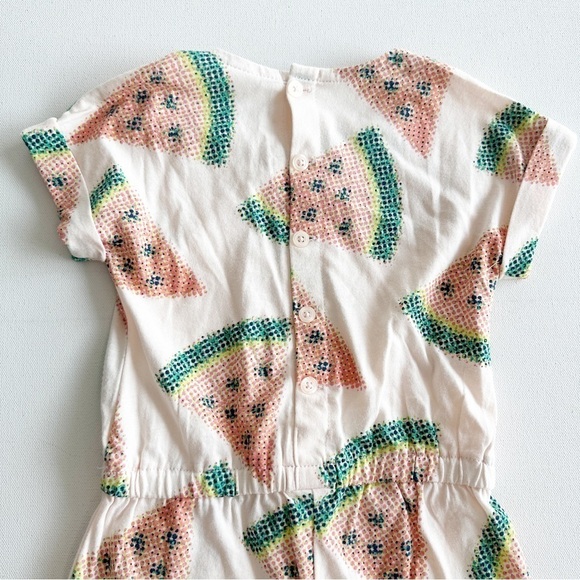 Baby Gap Romper Shorts Watermelon Print Little Girls 4 Toddler - Picture 6 of 7